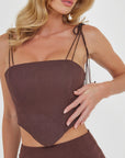 Maya Corset - Chocolate