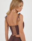 Maya Corset - Chocolate