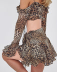 Sofia Skirt - Leopard