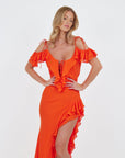 Camila Dress - Orange