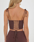 Maya Corset - Chocolate