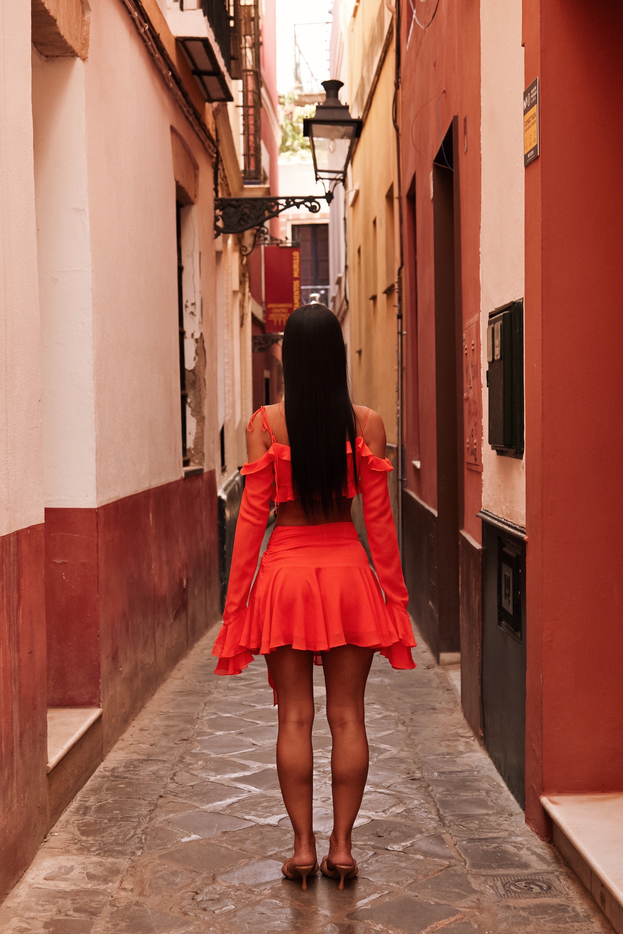 Sofia Skirt - Orange